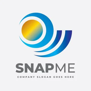 Camera Shutter and Frame Logo Illustrazione stock