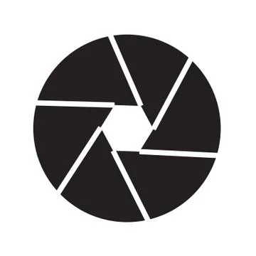 Camera shutter icon illustration design Stock Illustration