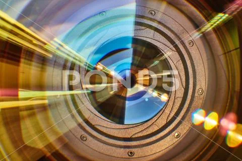 Camera shutter macro Stock Photos