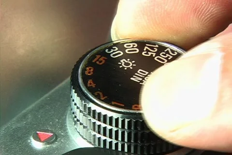 Camera shutter speeds Stock-Footage 1217932
