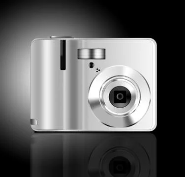 Camera-SILVER Illustrazione stock