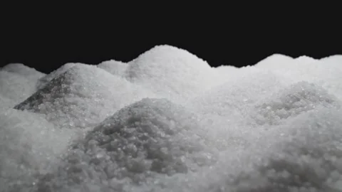 Camera slide over sugar hills. Organic food. Sweat mountains. 스톡 동영상 330772495