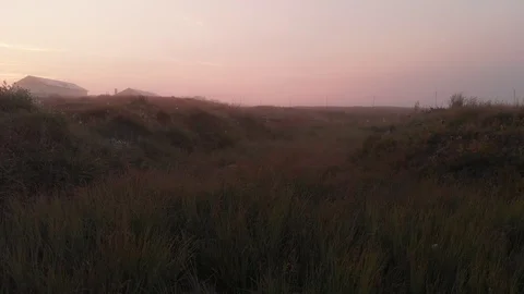 The camera slowly moves forward Stockbeeldmateriaal 100998816