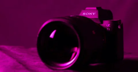 Camera Sony alpha 7 III close-up Stock Footage 235850362