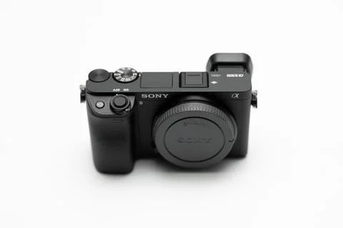 Camera Sony Alpha a6300 Mirrorless Foto stock