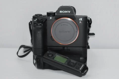 Camera Sony Alpha a7rII Mirrorless Stock Photos