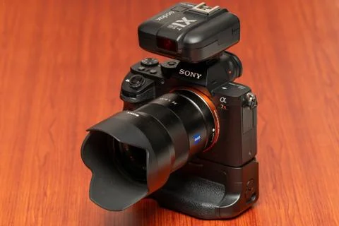 Camera Sony Alpha a7rII Mirrorless Stock Photos