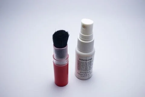 Camera spray and cleaner Stock Photos