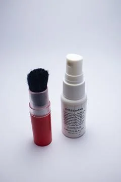 Camera spray and cleaner Foto stock