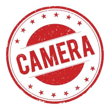 CAMERA stamp sign Stock Illustration