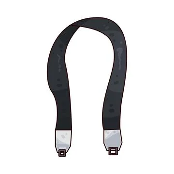Camera Strap illustration Stock Illustration