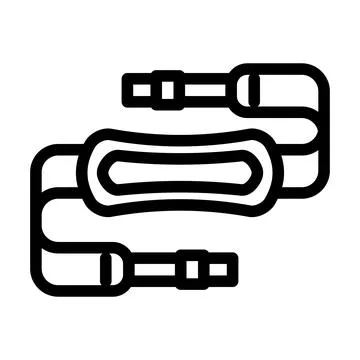 Camera strap line icon vector illustration Stock Illustration