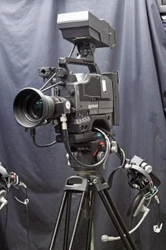 Camera in studio Stock Photos