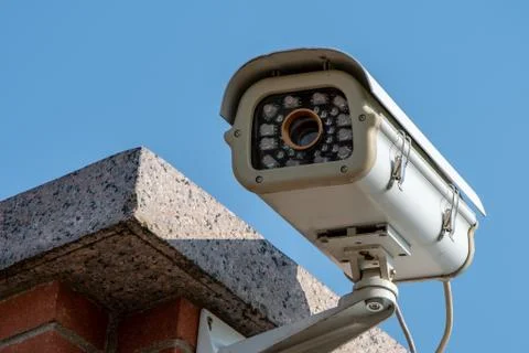 Camera surveillance and security control of the territory, modern technologies Foto stock