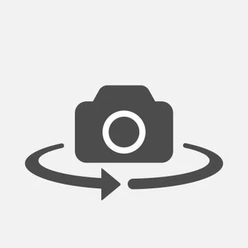 Camera switch isolated on white background. Vector illustration. Stock Illustration