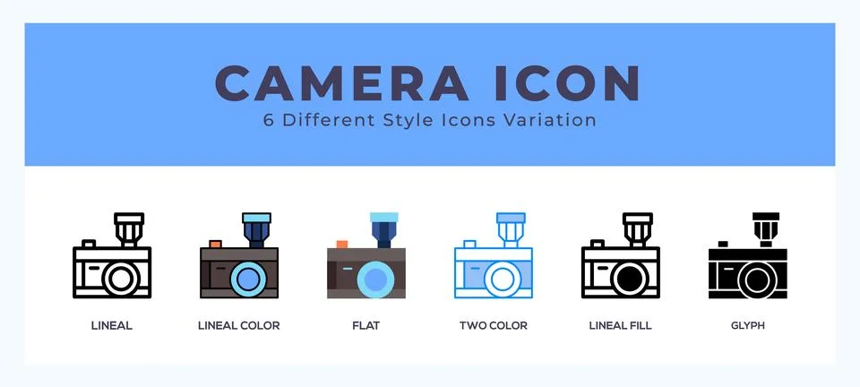 Camera symbol. vector icon symbol. logo illustration. vector graphics Stock Illustration