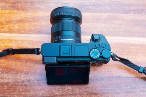 Camera on the Table Stock Photos