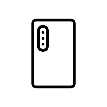 Camera thin line icon Stock Illustration