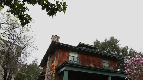 Camera tilt down on the "Birthplace of Silicon Valley" Stock Footage 89181376