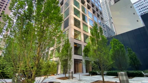 Camera Tilt-Up View of One of 432 Park A... | Stock Video | Pond5