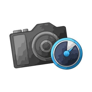 Camera Timer illustration Stock Illustration