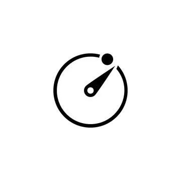 Camera Timer, Photo Exposure, Stopwatch. Flat Vector Icon illustration. Simpl Stock Illustration