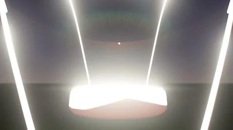 Camera track throug light bulb Stock Footage 33958777