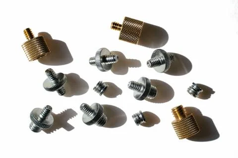 Camera Tripod Adapter screws Stock Photos