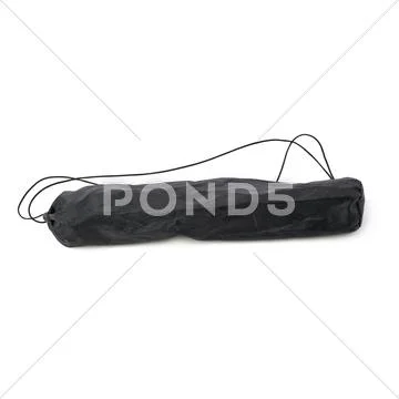Camera tripod cover over isolated white background Stock Photos