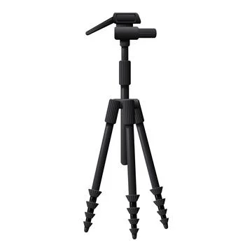 Camera tripod icon cartoon vector. Professional equipment 스톡 일러스트