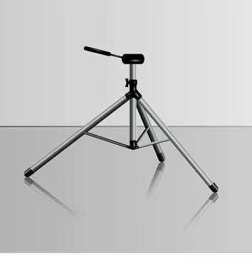 Camera tripod Stock Illustration