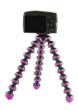 Camera on a tripod Stock Photos