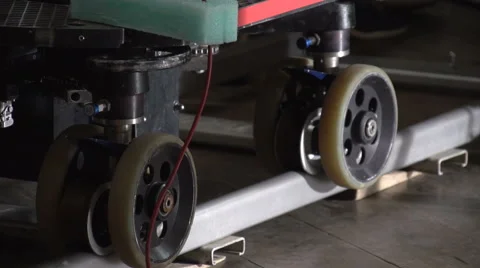 Camera trolley rides. Stock Footage 60066884