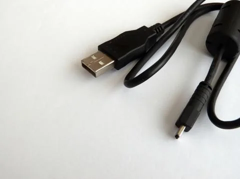 Camera USB Cable Stock Photos