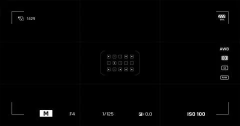 Camera user interface 003 イラスト素材