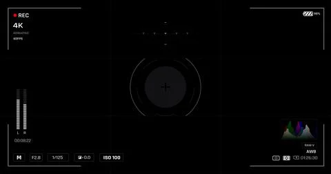 Camera user interface 008 스톡 일러스트