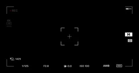 Camera user interface 스톡 일러스트