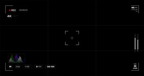 Camera user interface 스톡 일러스트