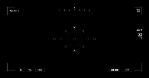 Camera user interface Stock Illustration