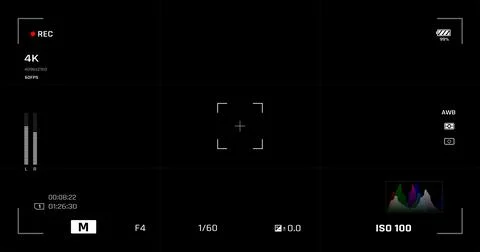 Camera user interface 스톡 일러스트