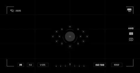 Camera user interface Stock Illustration