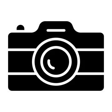 Camera Vector Icon Design Illustration Stock Illustration