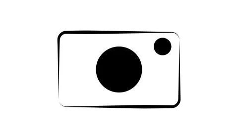 Camera vector icon. Stock Illustration