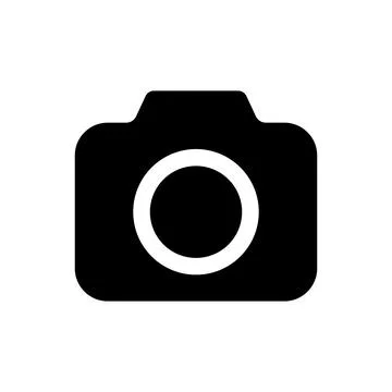 Camera vector icon isolated on white background 스톡 일러스트