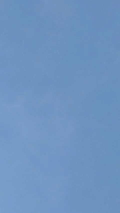 Camera video of clear blue sky in daylight Stock Footage 325650223