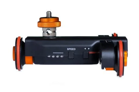 Camera Video track Slider Stock Photos