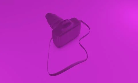 Camera view from back 3d render Illustration image Illustrazione stock