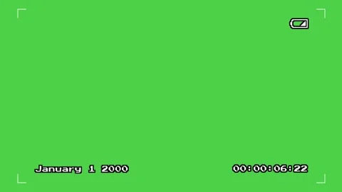 Camera view background green screen effect Stock Footage 310288300