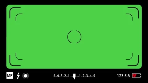 Camera view background green screen effect Stock Footage 310288304