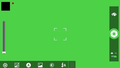 Camera view background green screen effect Stock Footage 310288327